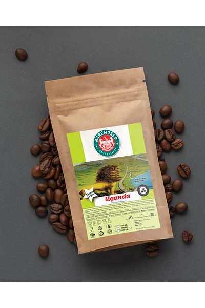 Mare Mosso Caffe ê Vendite Uganda Bugisu AA - Local Filter Coffee 250 Gr.(Grained Or Core)