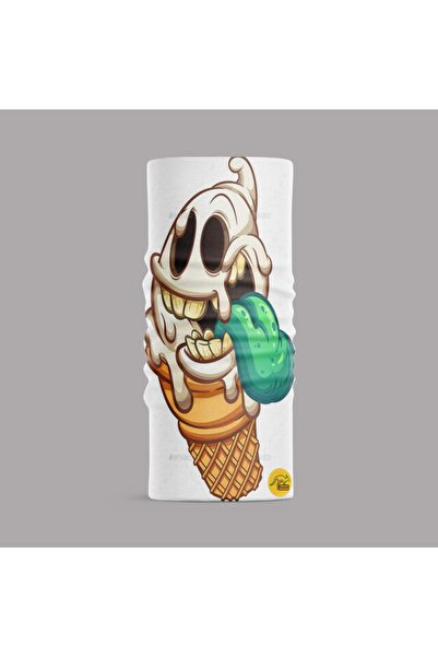 Buffalo باندانا متعددة الأغراض بتصميم فني