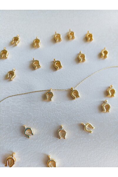 Bonanka Altın Kaplama Uçlu Nal Model Bileklik Kolye Halhal Ara Aparatı (10 Adet)