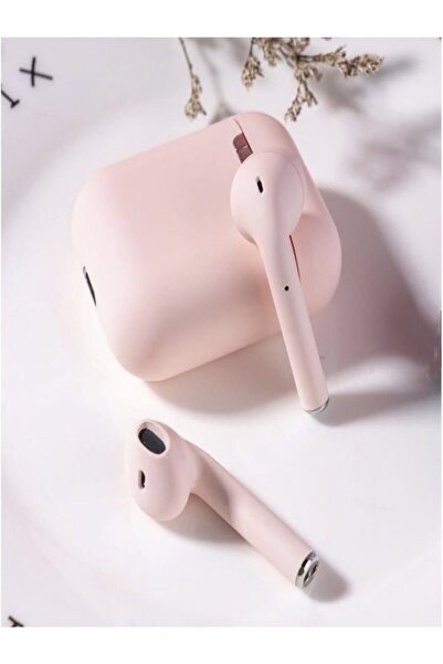 QAX I12 Pembe Ios Android Uyumlu Universal Bluetooth Kulaklık Hd Ses Kalitesi...