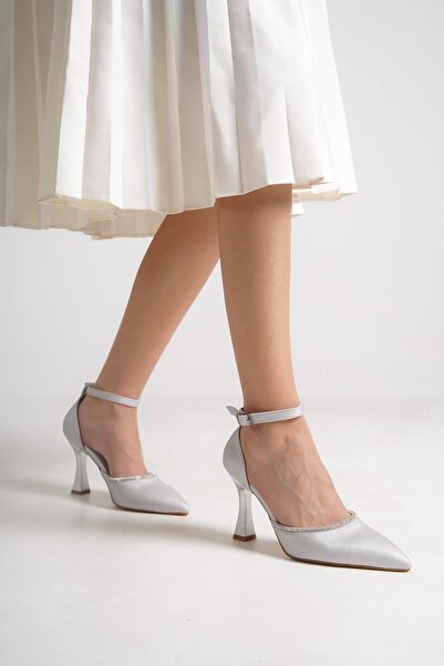 Modabuymus Βραδινό φόρεμα με τακούνι Topez Silver Stone Stiletto