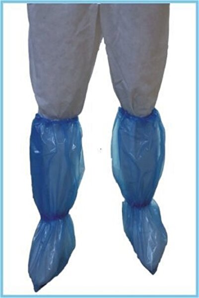 DEC Bot Tipi Galoş - Çizme Galoşu 200 Adet ( Çift Lastikli )