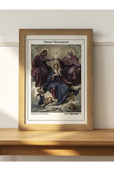 Mudi Store Diego Velazquez Coronation Of The Virgin Poster Çerçevesiz Sanatsa...