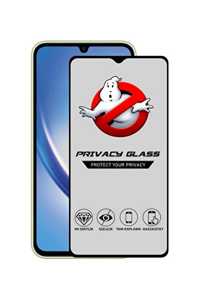 CaseArt Samsung Galaxy A34 Tam Kaplayan Privacy Hayalet Temperli Ekran Koruyc...