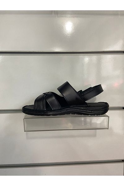 PUNTO Ανδρικά πέδιλα ορθοπεδικά από γνήσιο δέρμα