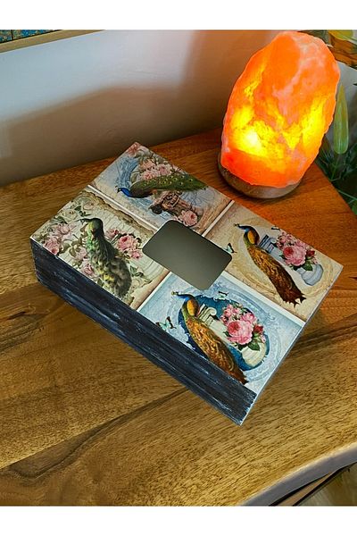 Fun Life Handmade Wooden Tissue Box