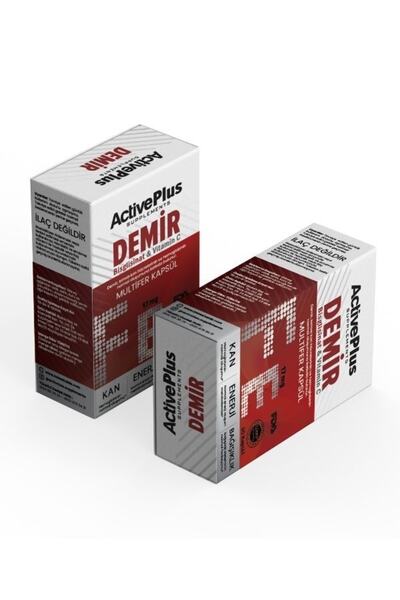 ActiveBee Supplements فيتامين سي وبلسينات الحديد 30 كبسولة