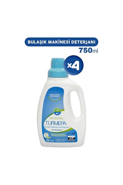 Turmepa 750 ml X 4 Gel Dishwasher - Detergent