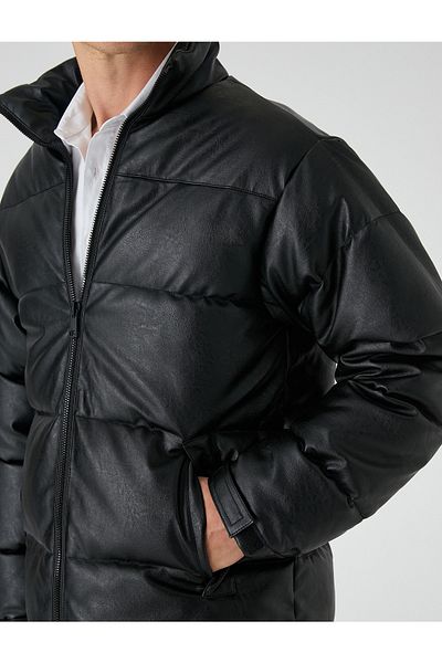Koton Pufferjacke mit Stehkragen, wasserdicht