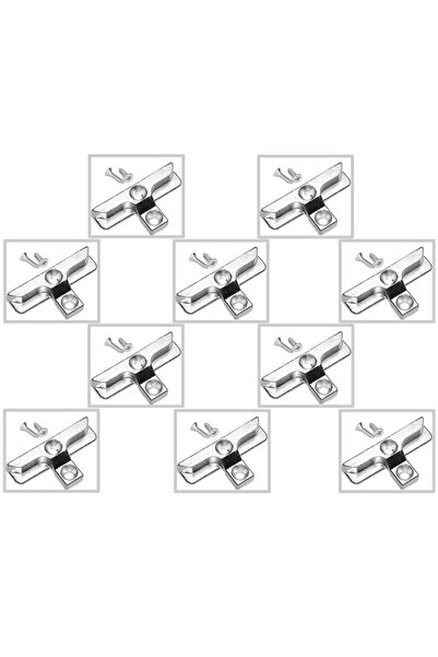 OKÇUKARDEŞLERYAPIMARKET Pimapen Pencere Ispanyolet Karşılığı ''t'' Model (10 Adet) + Vidalar