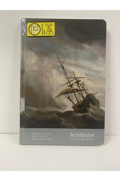 Gıpta دفتر ملاحظات Art Master غطاء صلب مخطط بخيوط 120 ورقة 17x24