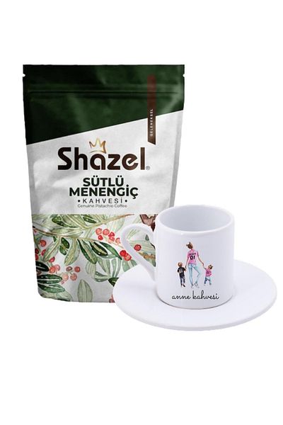 Shazel Menengic Coffee with Milk 200gr+ Mother's Coffee Turkish Coffee Cup