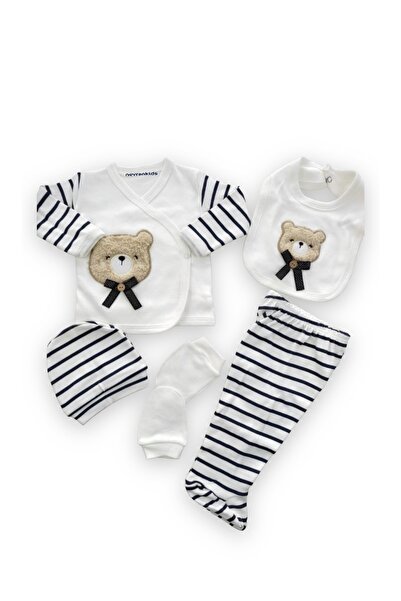 nevrankids مجموعة بدلة الجسم العضوية لحديثي الولادة من المستشفى من بو بير لوكس