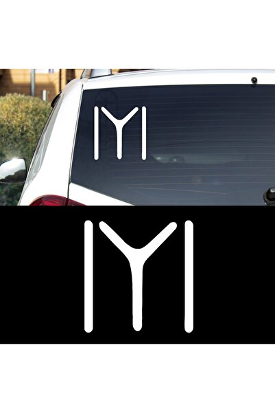 Melek Pazarı ملصق سيارة بطول 10 × 10 سم