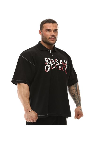 Big Sam Polo Neck Cotton T-Shirt 2612