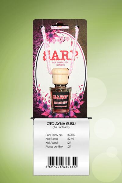 BTM OTOMOTİV Sarp Ayna Asma Koku 12ml (amber-odunsu-çiçek Sepeti-frutti-yeni ...