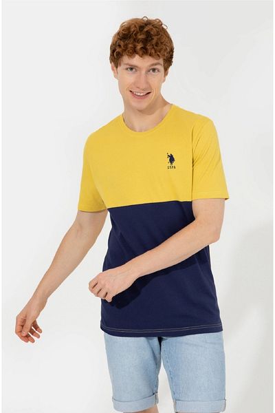 U.S. Polo Assn. Men's Navy Blue Crew Neck T-shirt 1372752