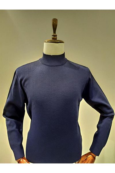Nehir 224400204 Fisherman Knitwear Blue