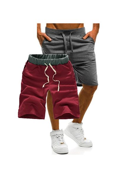 Armadillos 2-Piece Men's Shorts Capri - Pocket with Elastic Belt