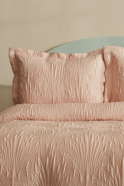 Karaca Home Sunset Double Bedspread Salmon