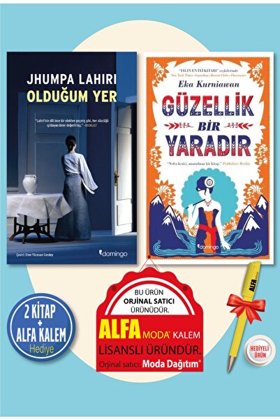 Domingo Yayınevi Olduğum Yer (jhumpa Lahiri) + Güzellik Bir Yaradır (eka Kurb...