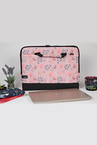 Moserini حقيبة كمبيوتر محمول منقوشة مقاس 15.6 بوصة من Monster Abra مع حماية للقاعدة وحزام كتف - فينوس