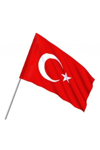 Vatan Bayrak Vatan Sopalı 30x45 Ponje Bayrak