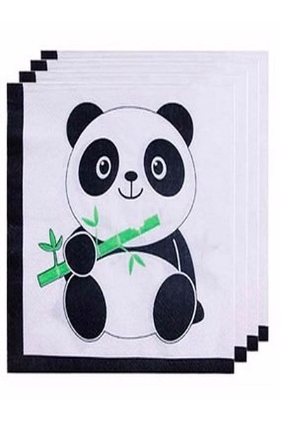 DÜVENCİ TİCARET Panda Napkin 20pcs