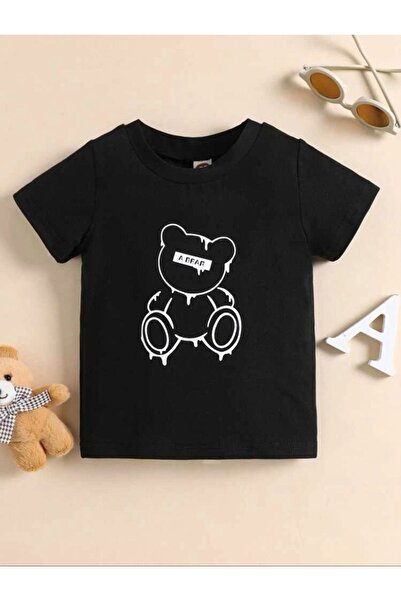 Machetta Medvedić plišani medved Štampano Oversize kroj Deca T-shirt