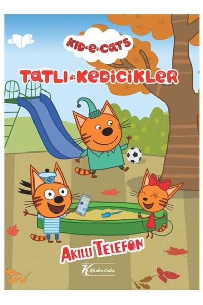KESKİN COLOR Tatlı Kedicikler Hikaye Kitabı Akıllı Telefon 20x28cm 4 Yaprak 2...
