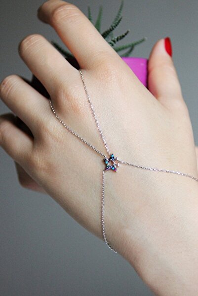 Argentum Concept 925 Ayar Gümüş Renkli Taşlı Yıldız Şahmeran - 45061001