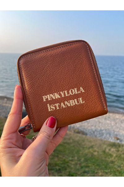 Pinkylola نموذج الفأرة السحرية من الجلد الطبيعي حافظة بسحاب لوضع الفأرة السحرية والكابلات