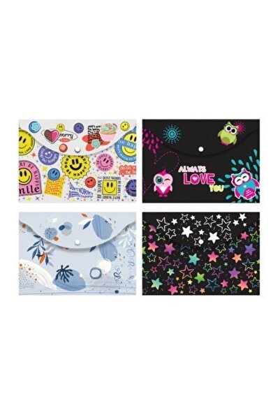 Noki مغلف ملف مطبوع بقفل سريع للمراهق 3105 (عبوة من 12 قطعة)