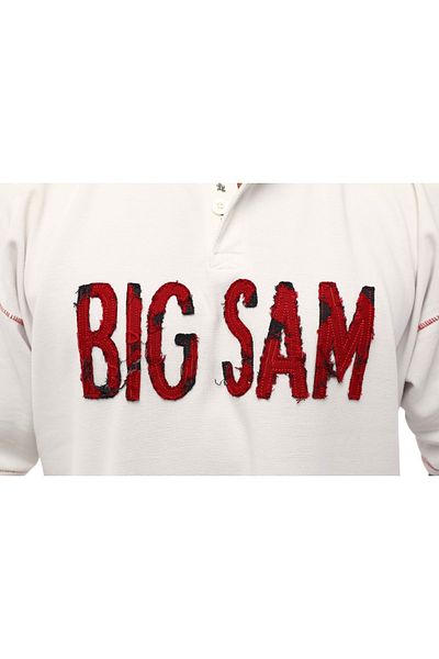 Big Sam Polo Neck Cotton T-Shirt 2613