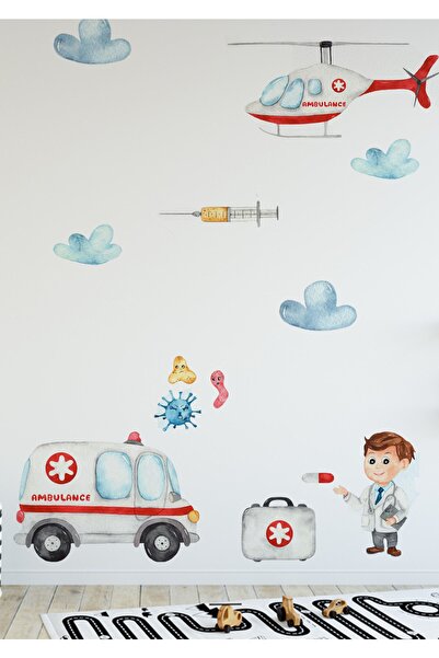 WALLHUMAN Sağlık Ekibi Çocuk Odası Duvar Stickerı