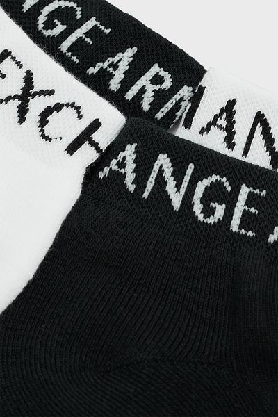 Armani Exchange Мъжки чорапи от еластична памук, 2 чифта, 956013 Cc406 54510