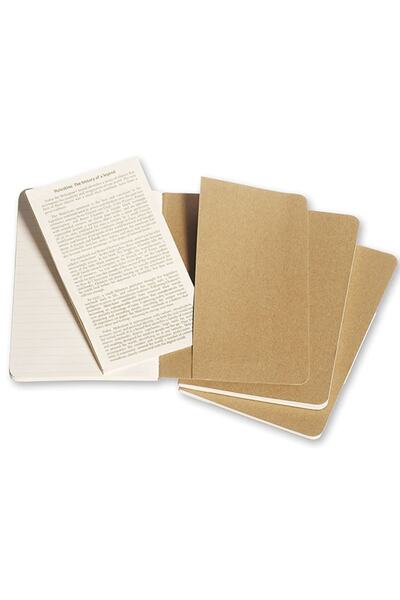 Moleskine Cahier Pocket 3-Piece Lined Notebook, 9x14cm