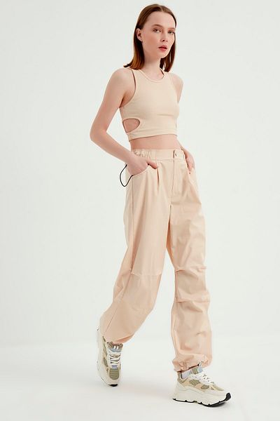 MEECY Damenhose aus Fallschirmstoff