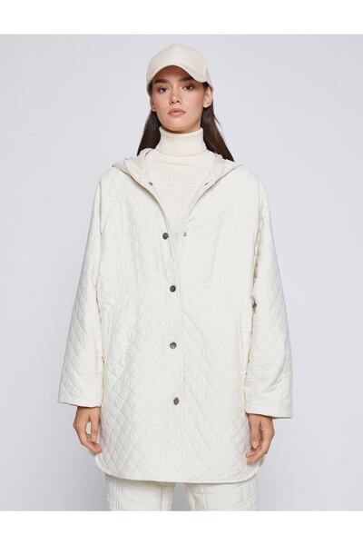 Koton Καπιτονέ Ανοράκ με κουκούλα με τσέπη