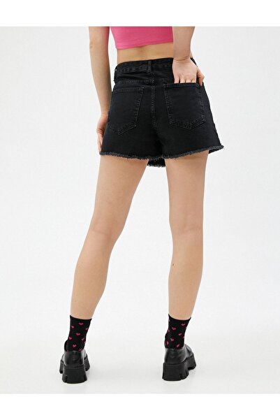 Koton Dámské džíny a šortky černé
