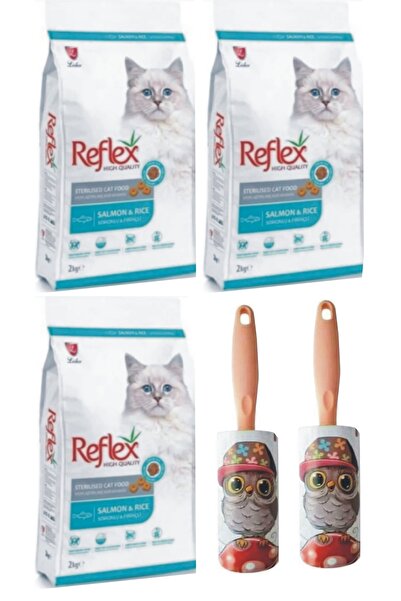 Reflex Sterilised Somonlu Prinçli Kısır Kedi Maması (2 Kg.x3 Adet) + 60 Yapra...