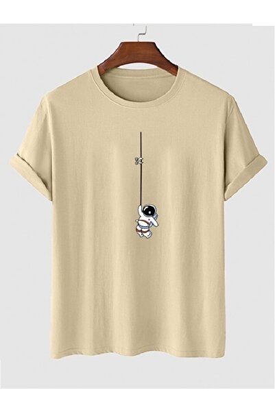 MOONBULL Μπλουζάκι Unisex Oversize Astronaut Printed