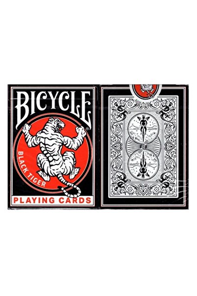 OyuncaklarÜlkesi بطاقة ألعاب فاخرة قابلة للتجميع من Bicycle Black Tiger Revival