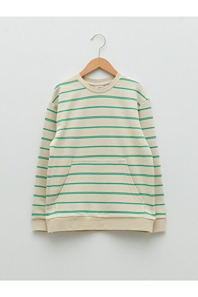 LC Waikiki Hanorac pentru băiat cu mânecă lungă în dungi