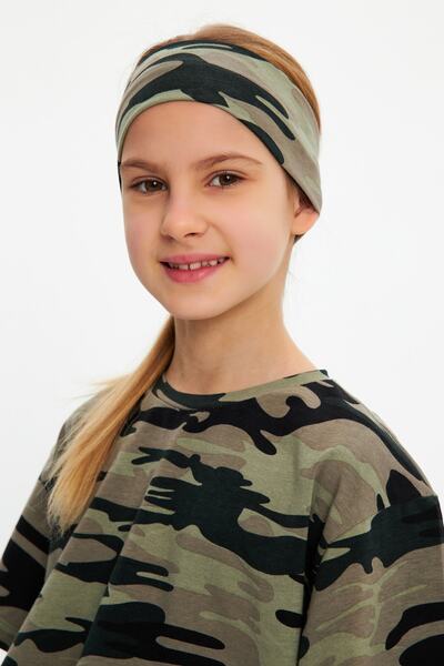 Babygiz Girl's 100% Cotton Combed Cotton Shorts T-shirt Bandana 3-Piece Bottom and Top Set - Sports Comfortable Collection 12