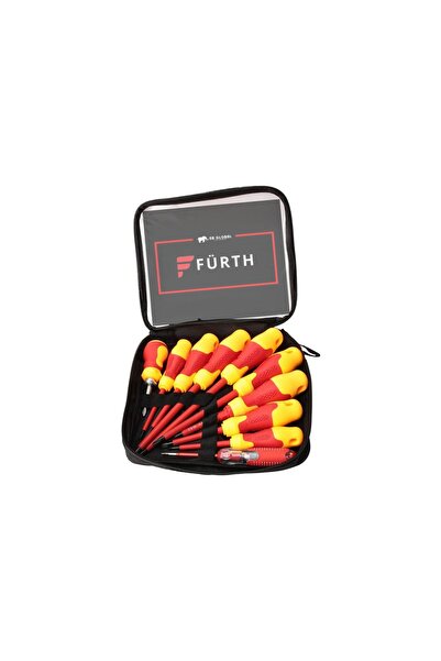 FÜRTH Elektrikçi Izalasyonlu 7”lu Tornavida Seti