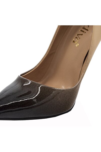 MADİVA Beige/black Gradient 10 Cm Heeled Stiletto Shoes