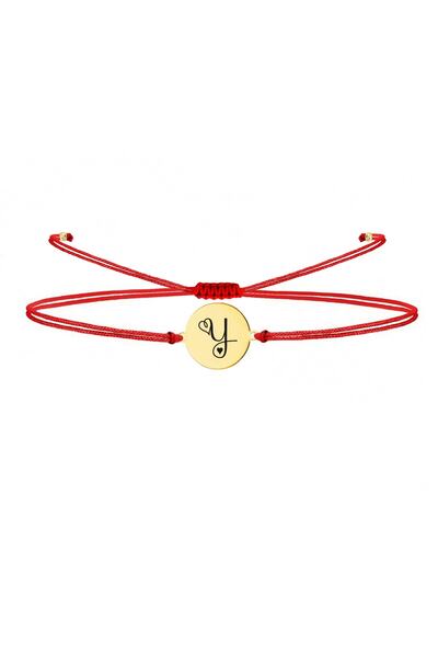 alberaccessories Sevimli Kalp Harfler 925 Ayar Gümüş Tasarım Altın Kaplama Iç...