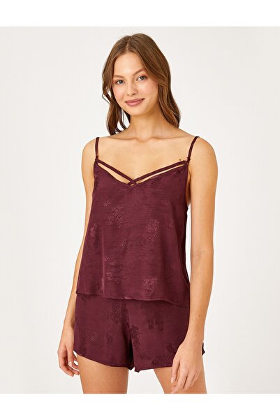 Koton Satin Spaghetti Strap Top