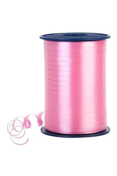 DÜVENCİ TİCARET Light Pink Pastel Raffia Ribbon - 8 Mm x 200 M